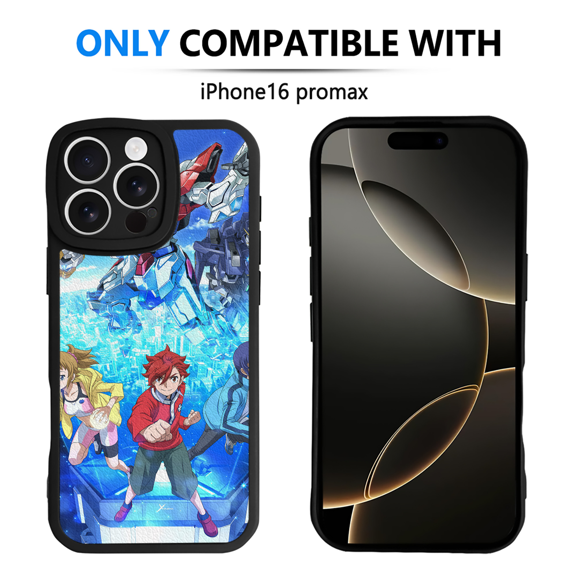 （画像用） 機動戦士ガンダム Mobile Suit Gundam 【iPhone 16シリーズ対応】シリコンスマホケース（レザー調） 材質：シリコン